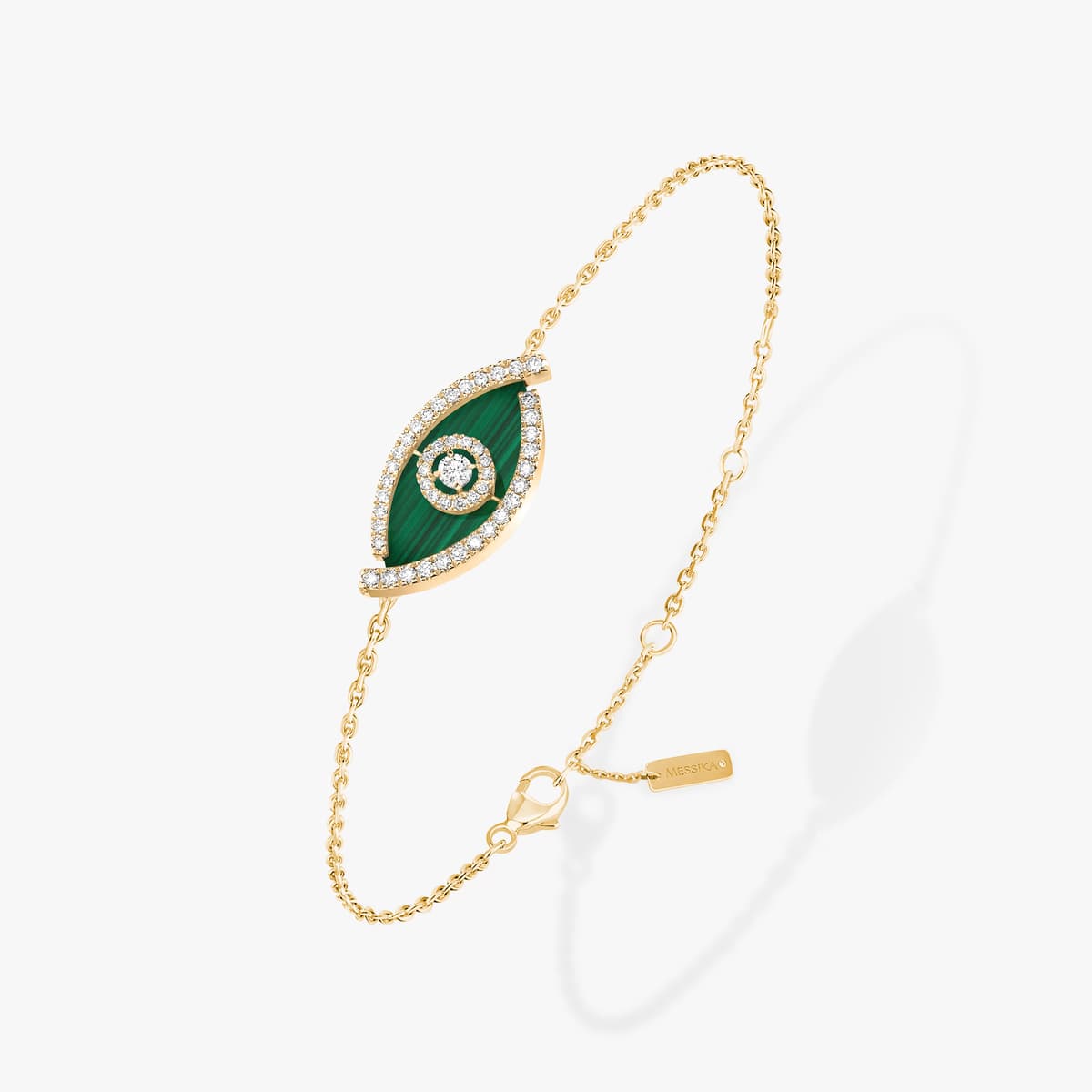 Lucky Eye malachite bracelet — 12888-YG