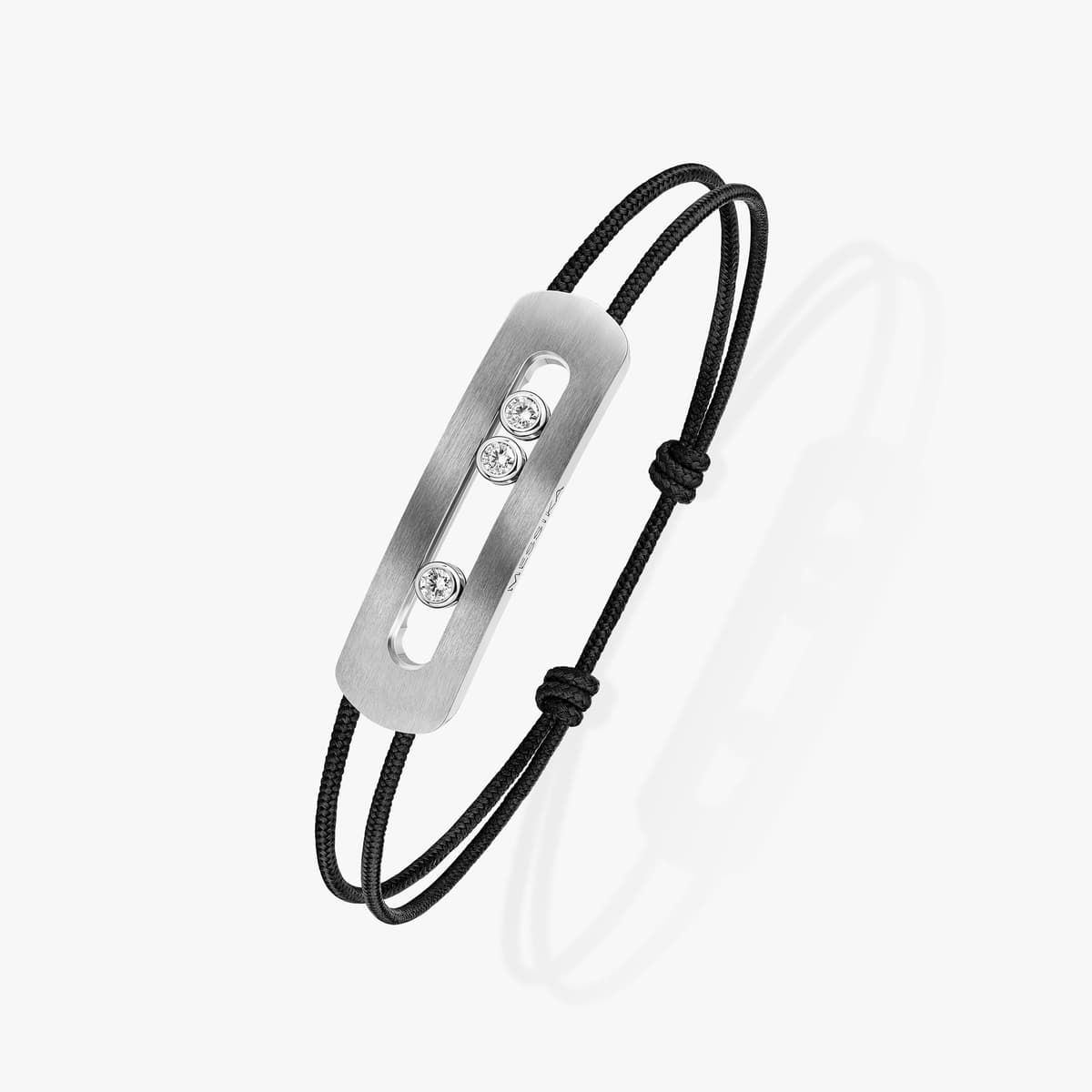Move Titanium cord bracelet large — 13467-TN