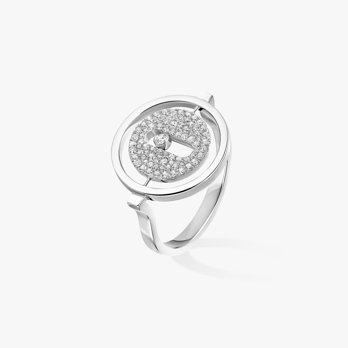 Lucky Move pavé ring small — 07534-WG