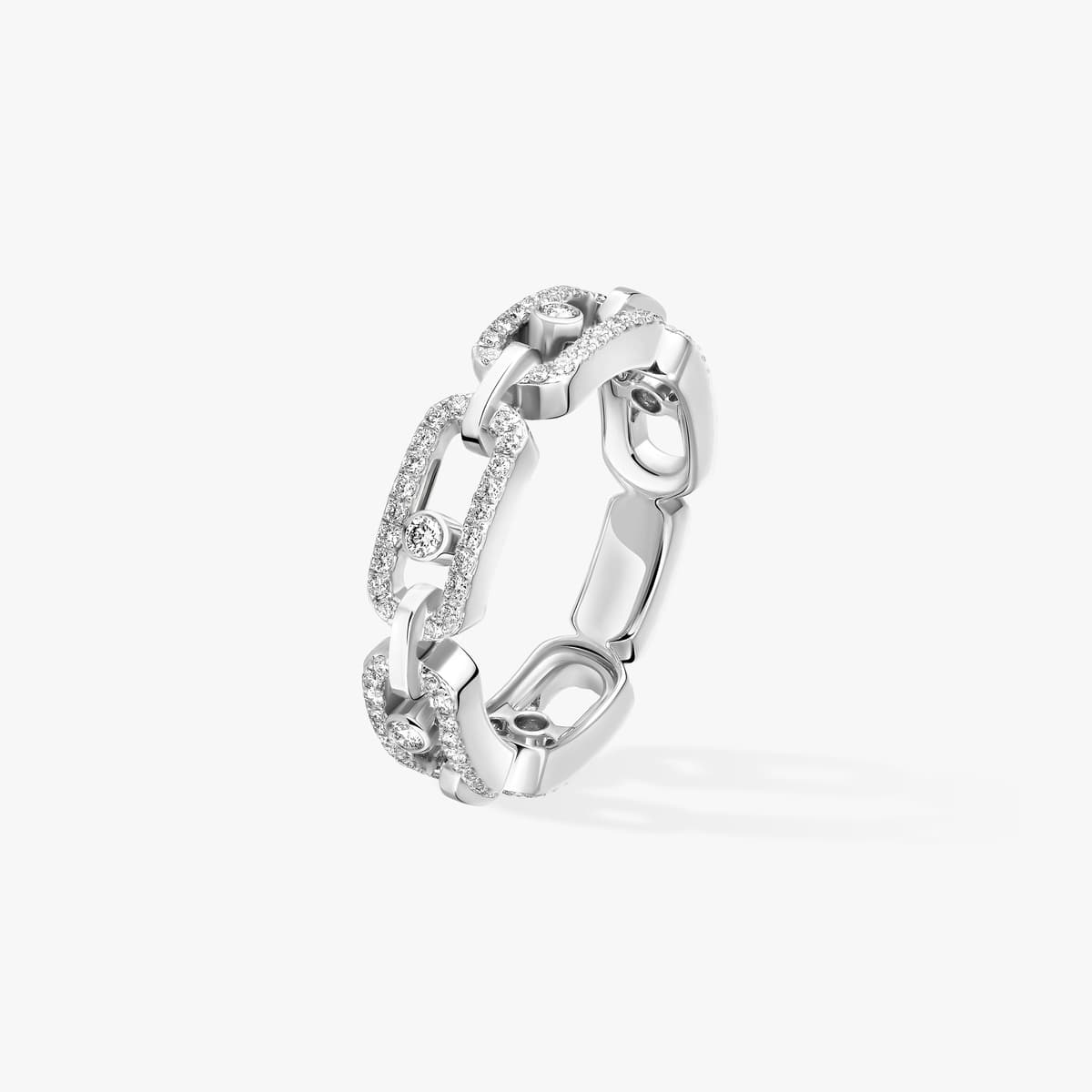 Move Link pavé ring — 12012-WG