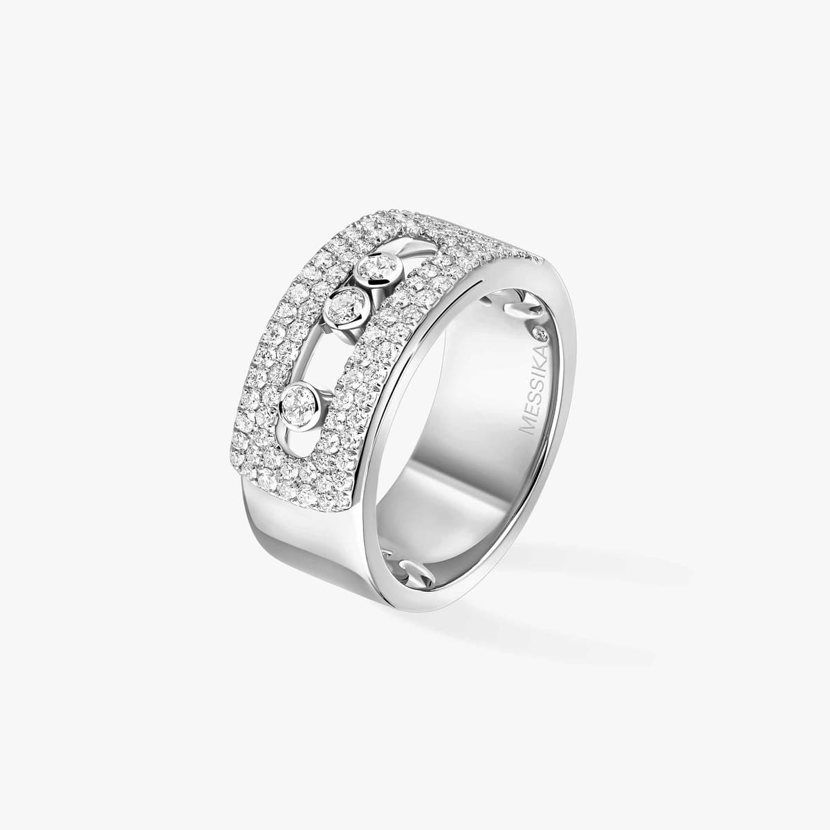Move Noa pavé ring large — 10102-WG