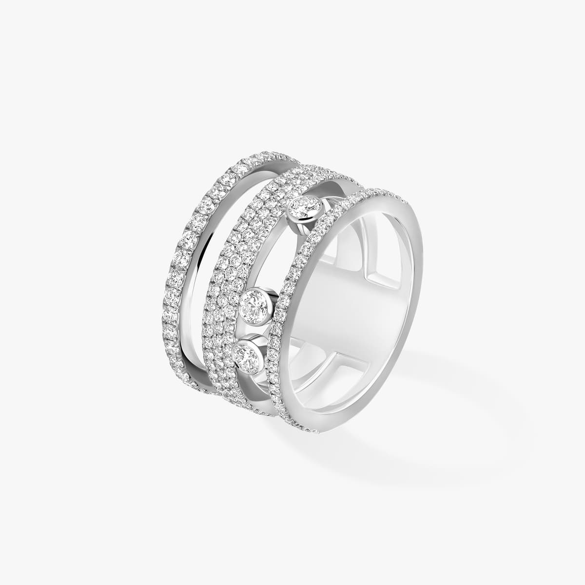 Move Romane pavé ring large — 07205-WG