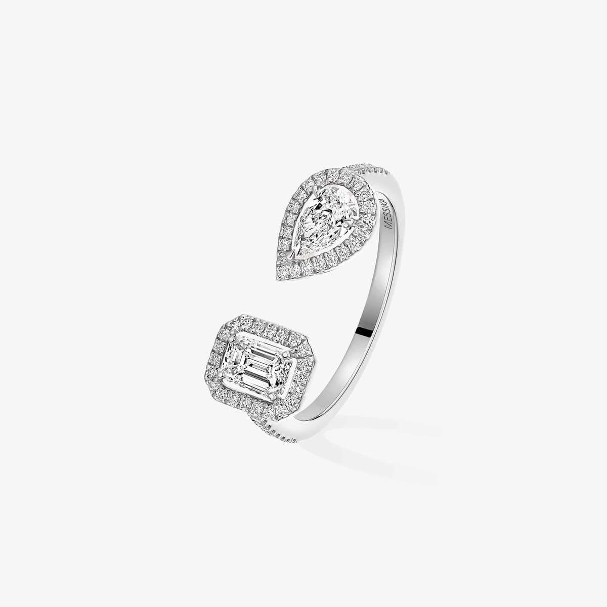 My Twin toi & moi ring 2x 0.25ct — 06636-WG