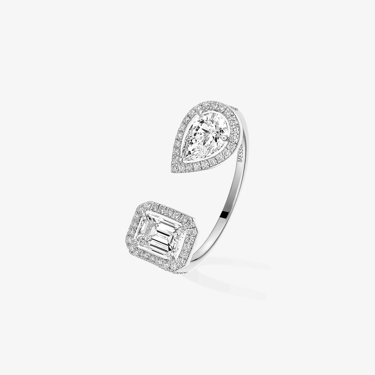 My Twin toi & moi ring 2x 0.40ct — 06501-WG