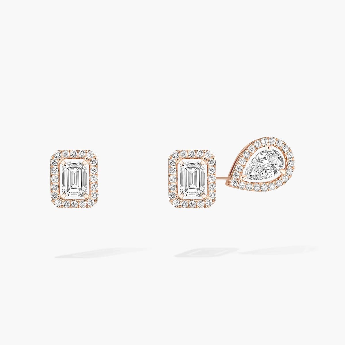 My Twin earrings 1+2 0.20ct x3 — 12886-PG