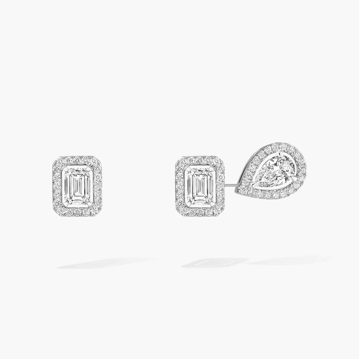 My Twin earrings 1+2 0.20ct x3 — 12886-WG