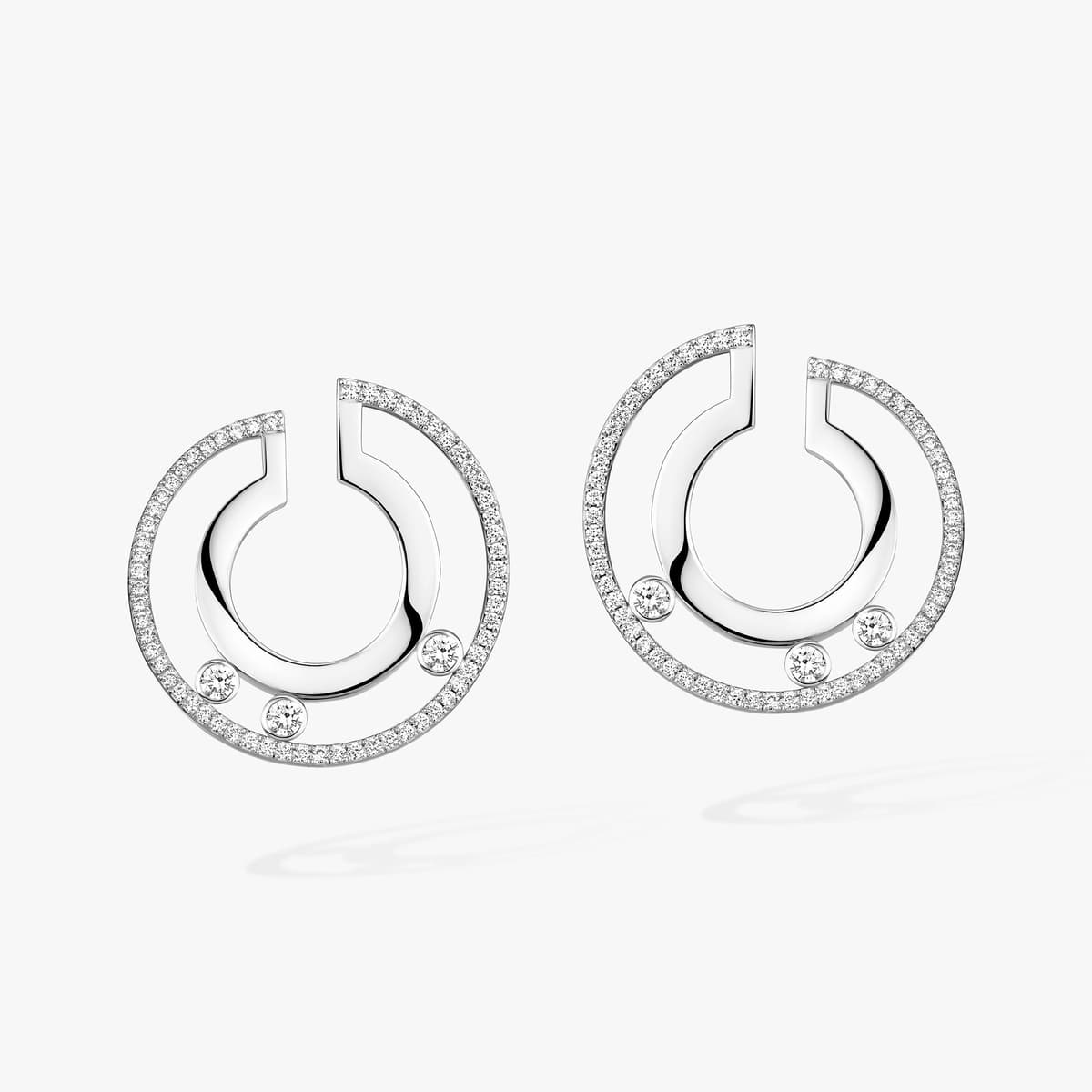 Move Romane hoop earrings small — 06689-WG