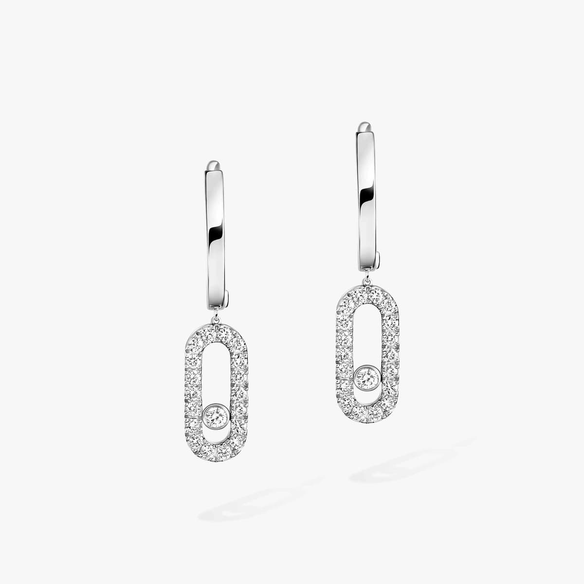 Move Uno hoop earrings — 12037-WG