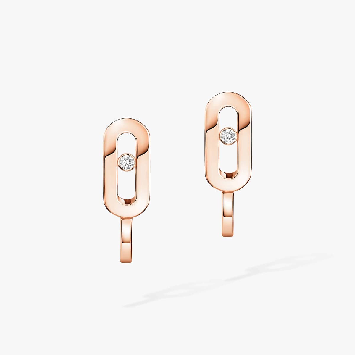 Move Uno mini hoop earrings — 10050-PG