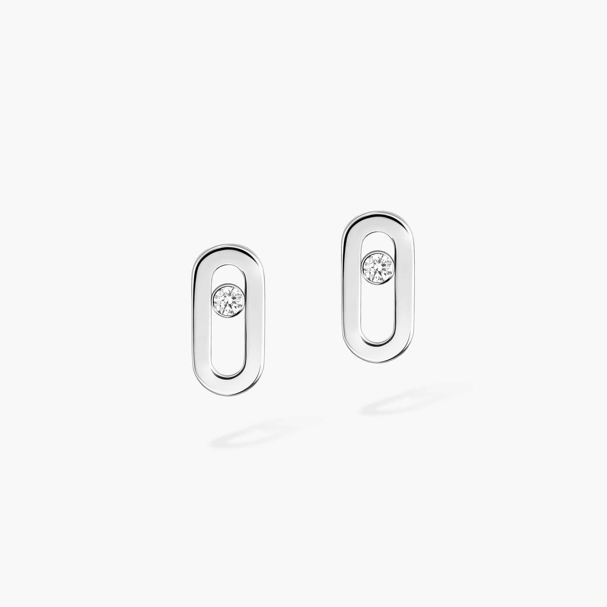 Move Uno stud earrings — 12305-WG