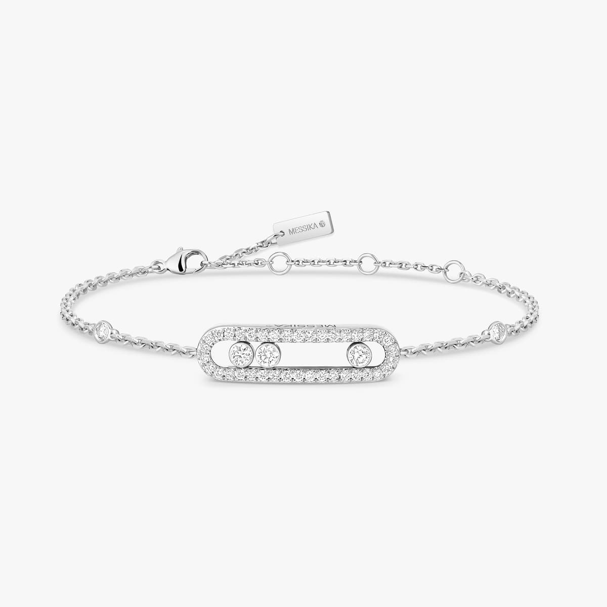 Baby Move pavé bracelet — 04325-WG