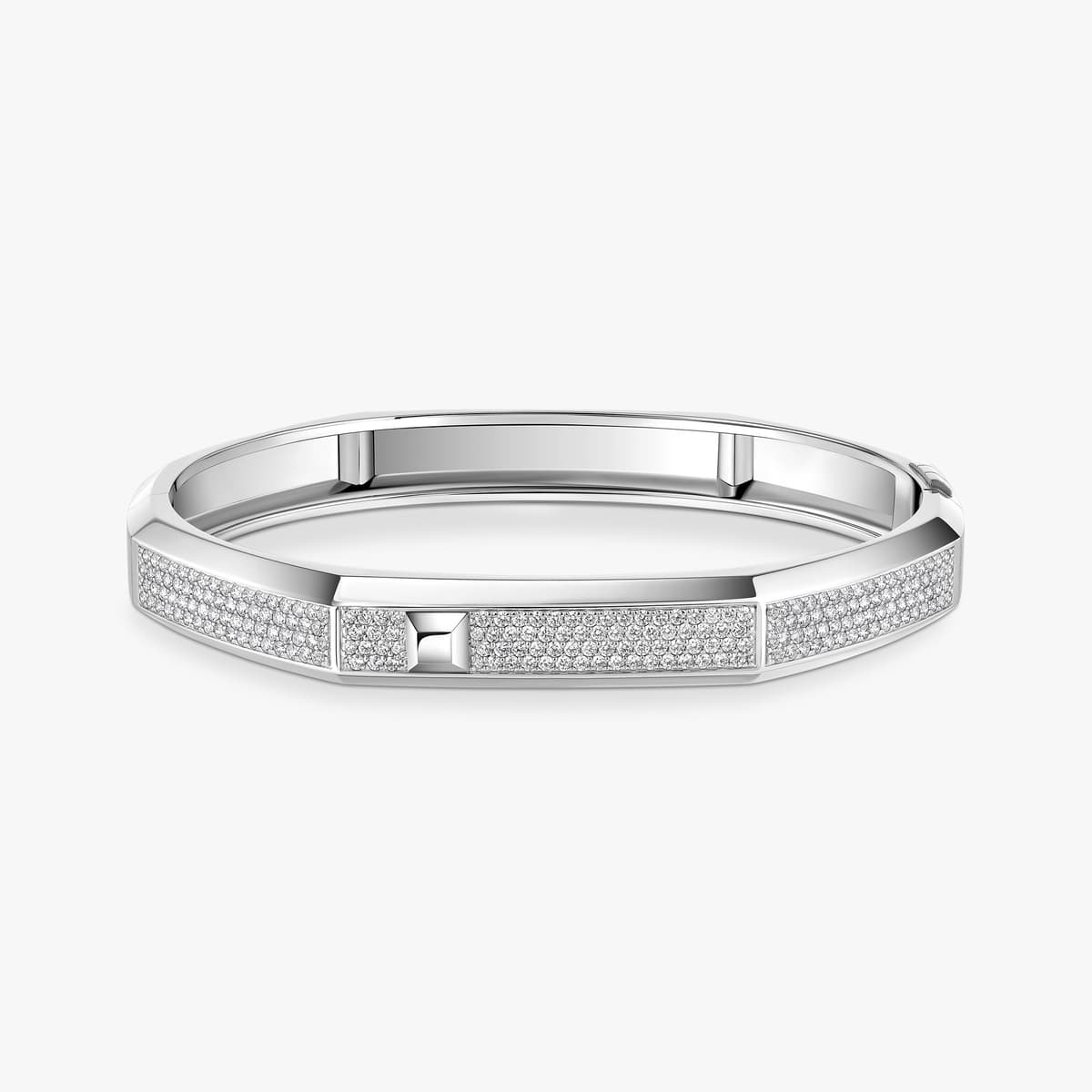 Moderniste pavé bracelet medium — 14571-WG