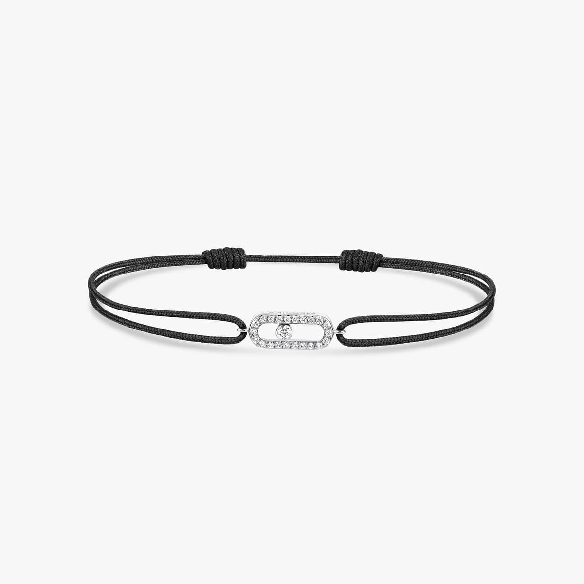 Move Uno black cord bracelet — 13209-WG