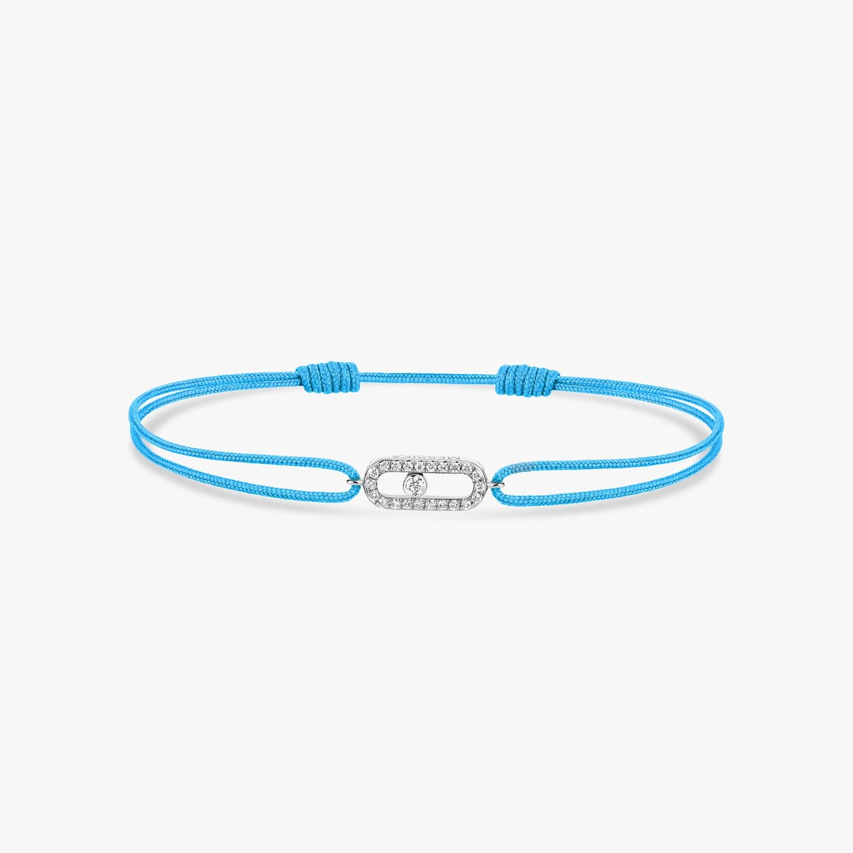 Move Uno turquoise cord bracelet — 14323-WG