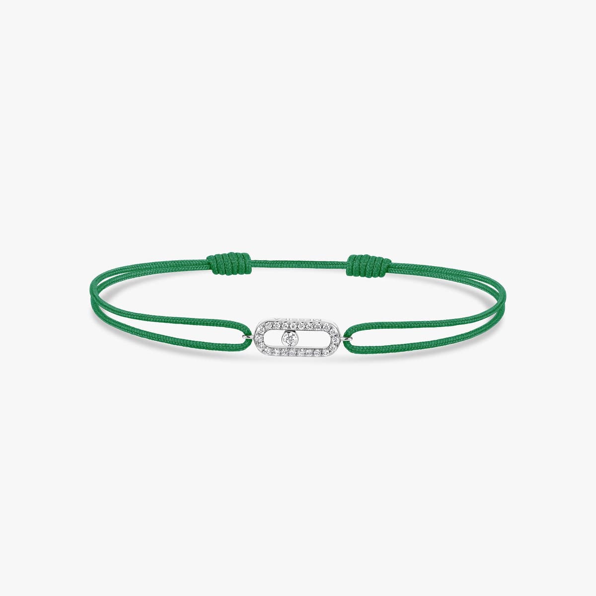 Move Uno green cord bracelet — 13862-WG
