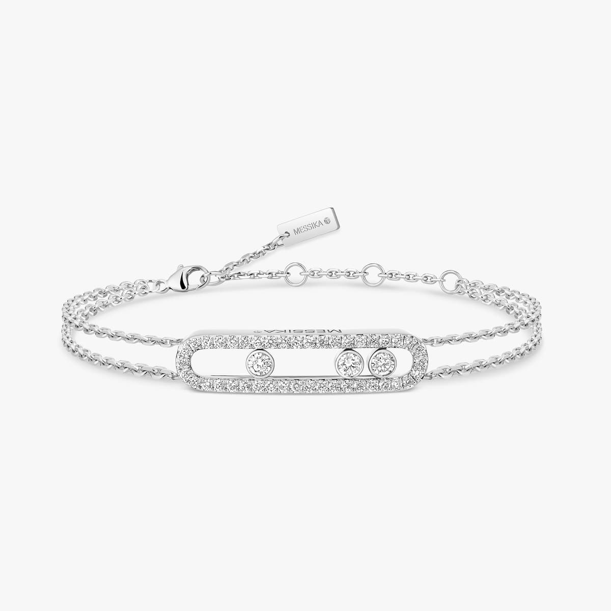 Move Classique pavé bracelet — 03995-WG