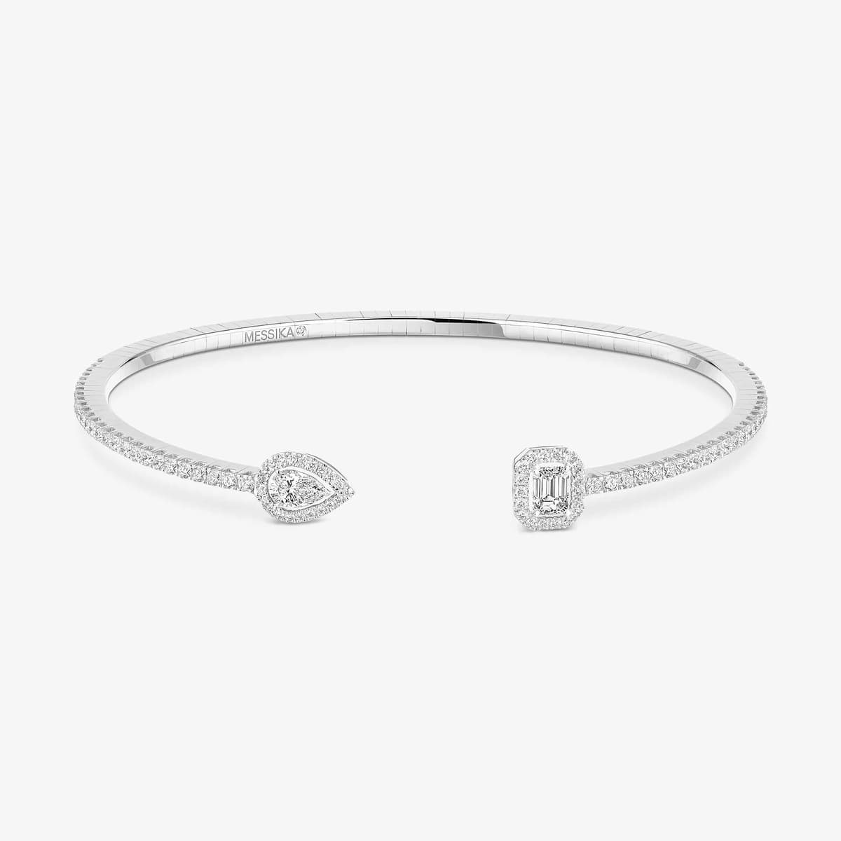 My Twin skinny bracelet 2x 0.15ct — 06161-WG