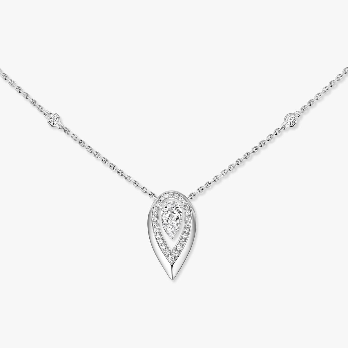 Fiery necklace 0.40ct — 14266-WG