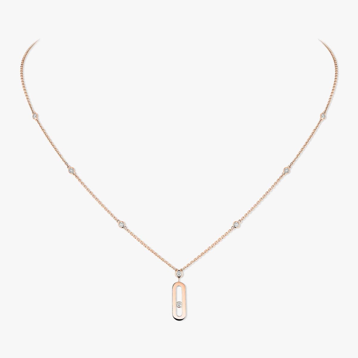 Move Uno long necklace — 10111-PG