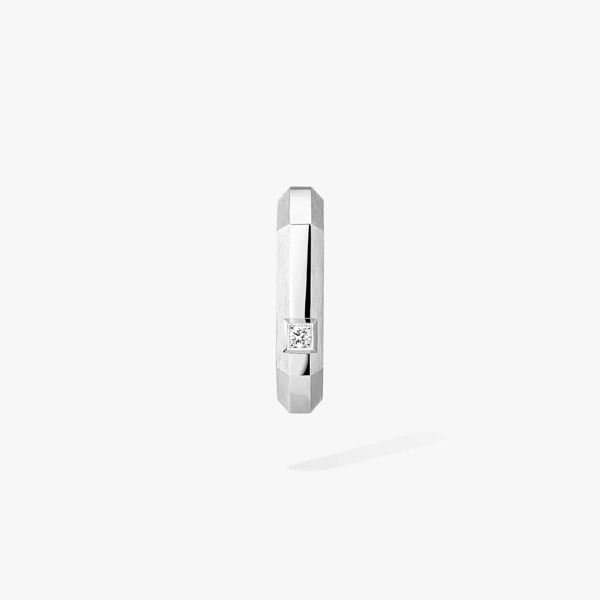Moderniste single hoop earring small — 14682-WG