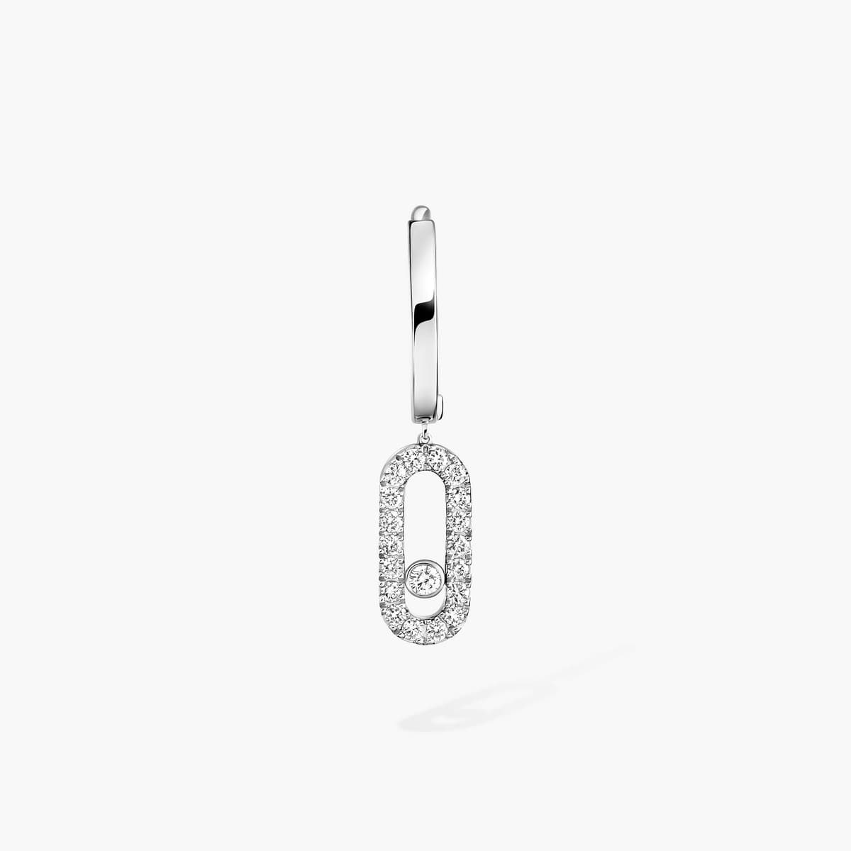 Move Uno single hoop earring — 12302-WG