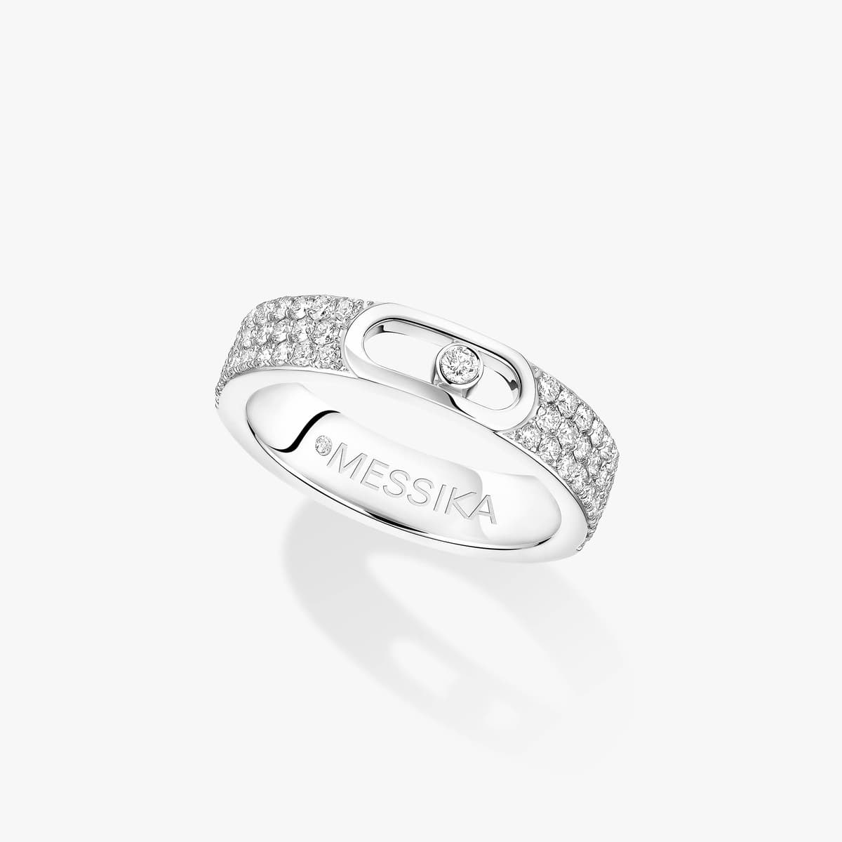 Move Joaillerie pavé wedding ring — 13555-WG