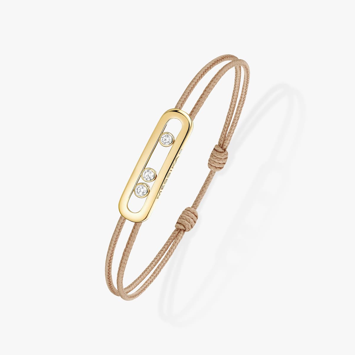 Care(s) beige cord bracelet — 14099-YG