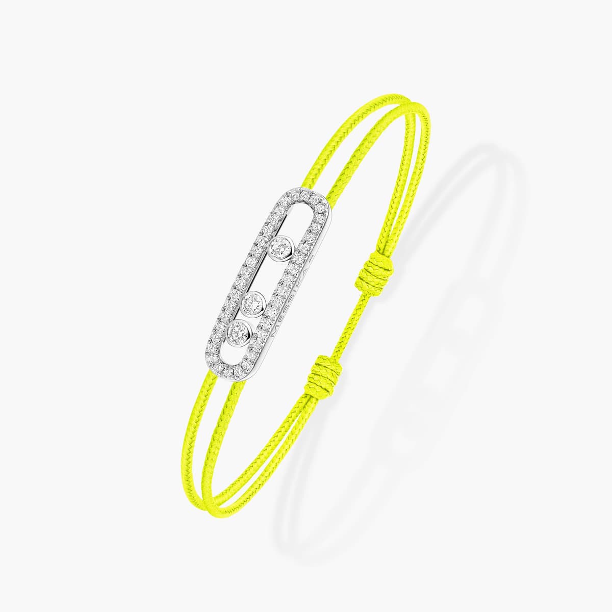 Care(s) yellow cord pavé bracelet — 14655-WG
