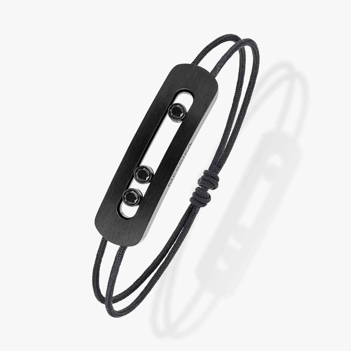 Move Titanium cord bracelet large — 12534-TB