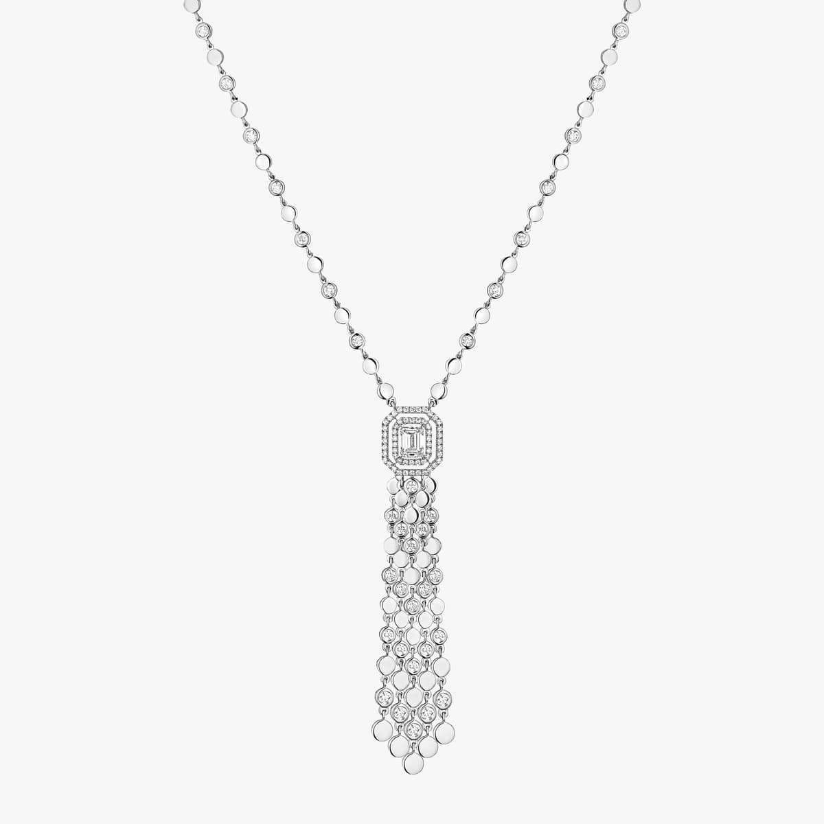 D-Vibes tassel necklace — 13175-WG