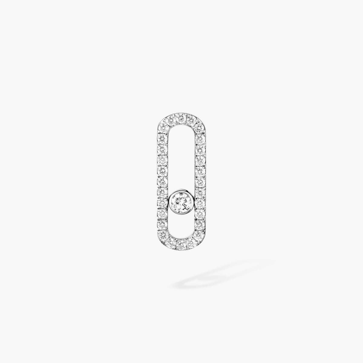 Move Uno single pavé earring, right — 12337-WG
