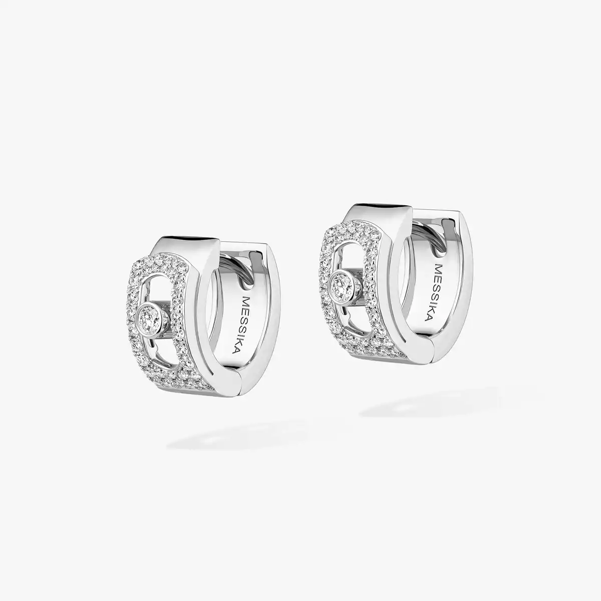 Move Noa pavé hoop earrings — 15416-WG