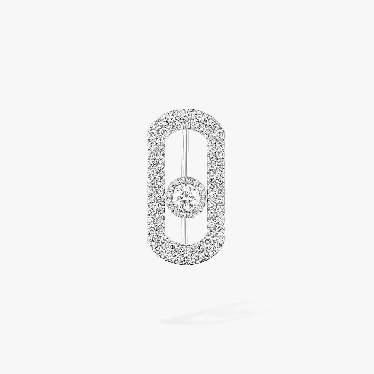 So Move pavé brooch — 14960-WG
