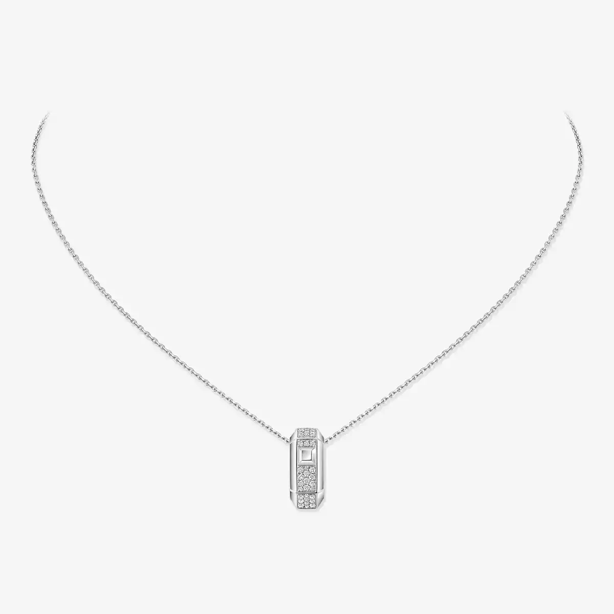 Moderniste pendant necklace — 14425-WG