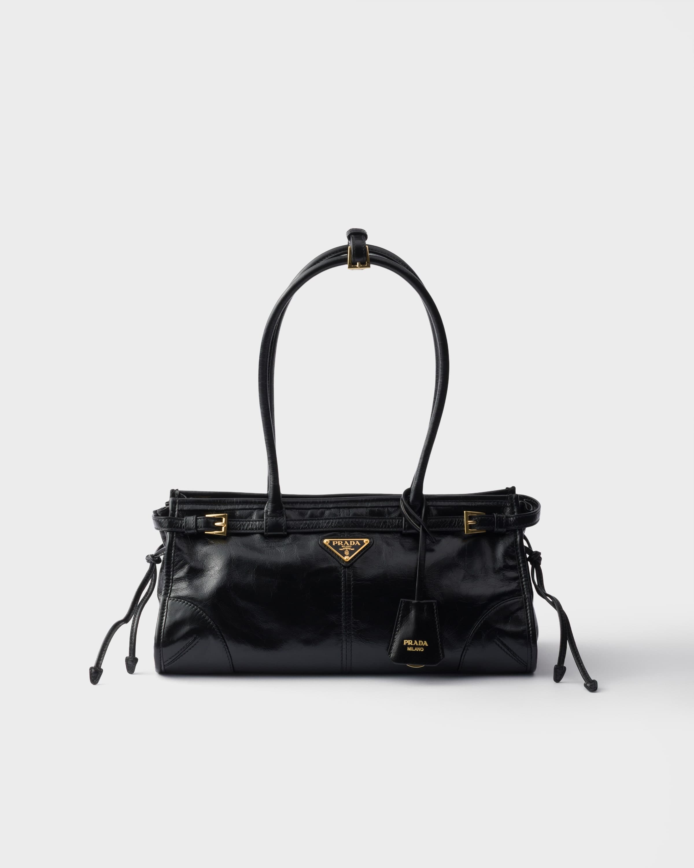 Bonnie medium leather bag — Black — 1BA426_2CYR_F0002_V_MOM