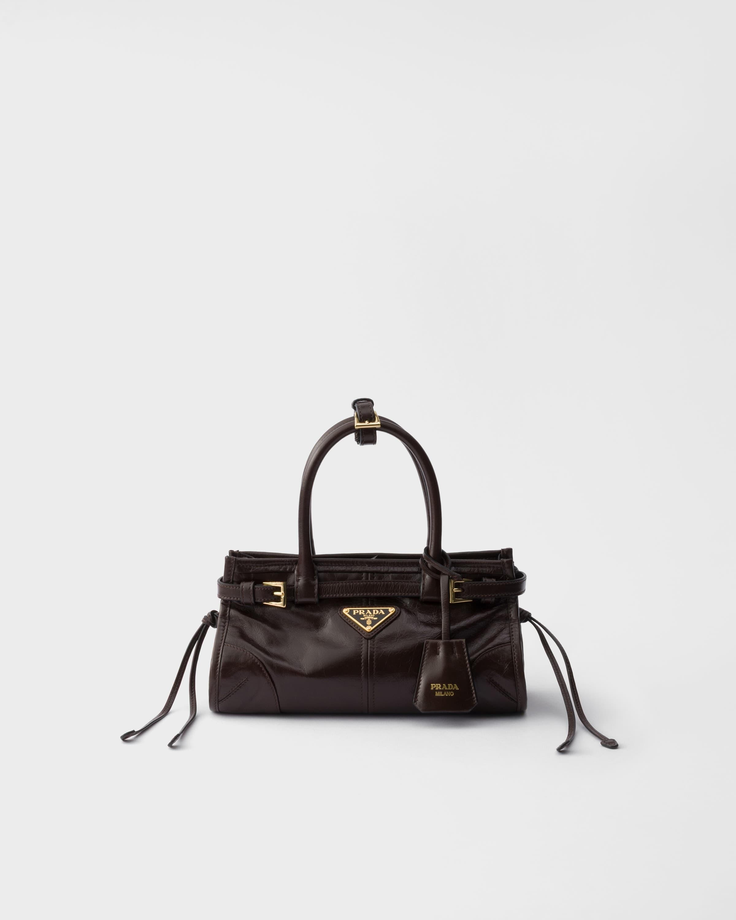 Bonnie leather mini-bag — Dark Brown — 1BA486_2CYR_F01D6_V_OOM
