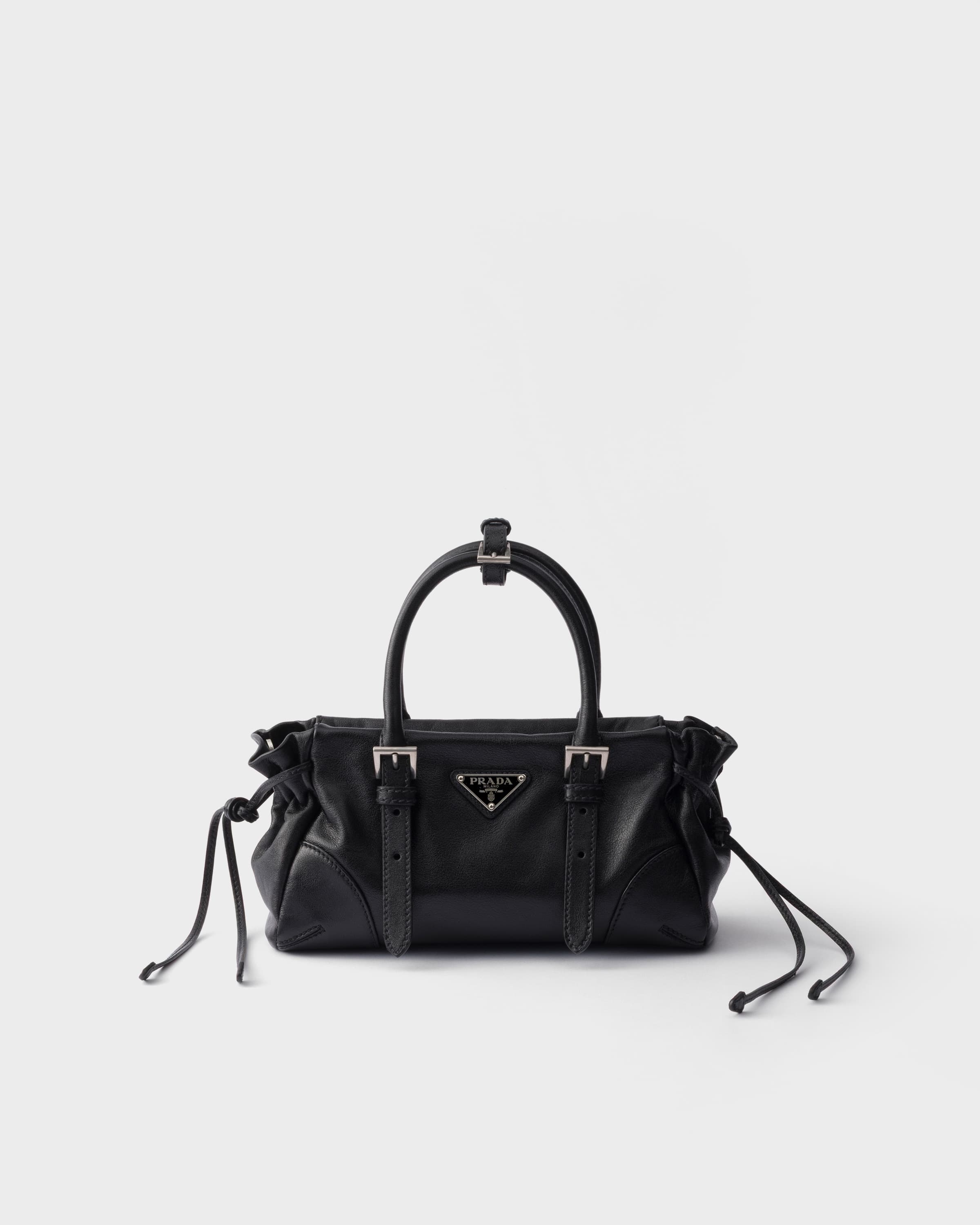 Karin small leather bag — Black — 1BA499_2ZQX_F0002_V_OOO
