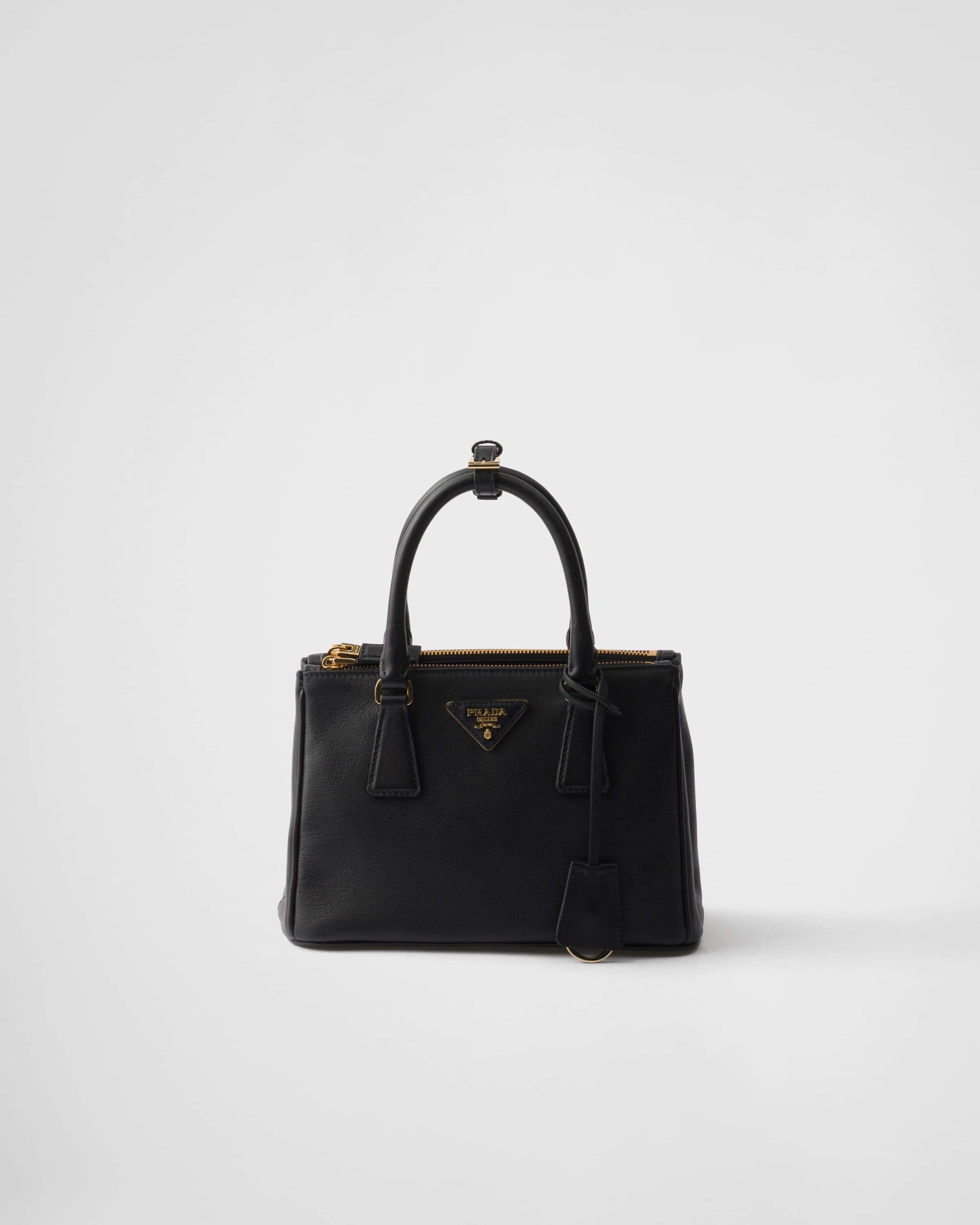 Galleria small leather bag — Black — 1BA896_2CYS_F0002_V_YO0