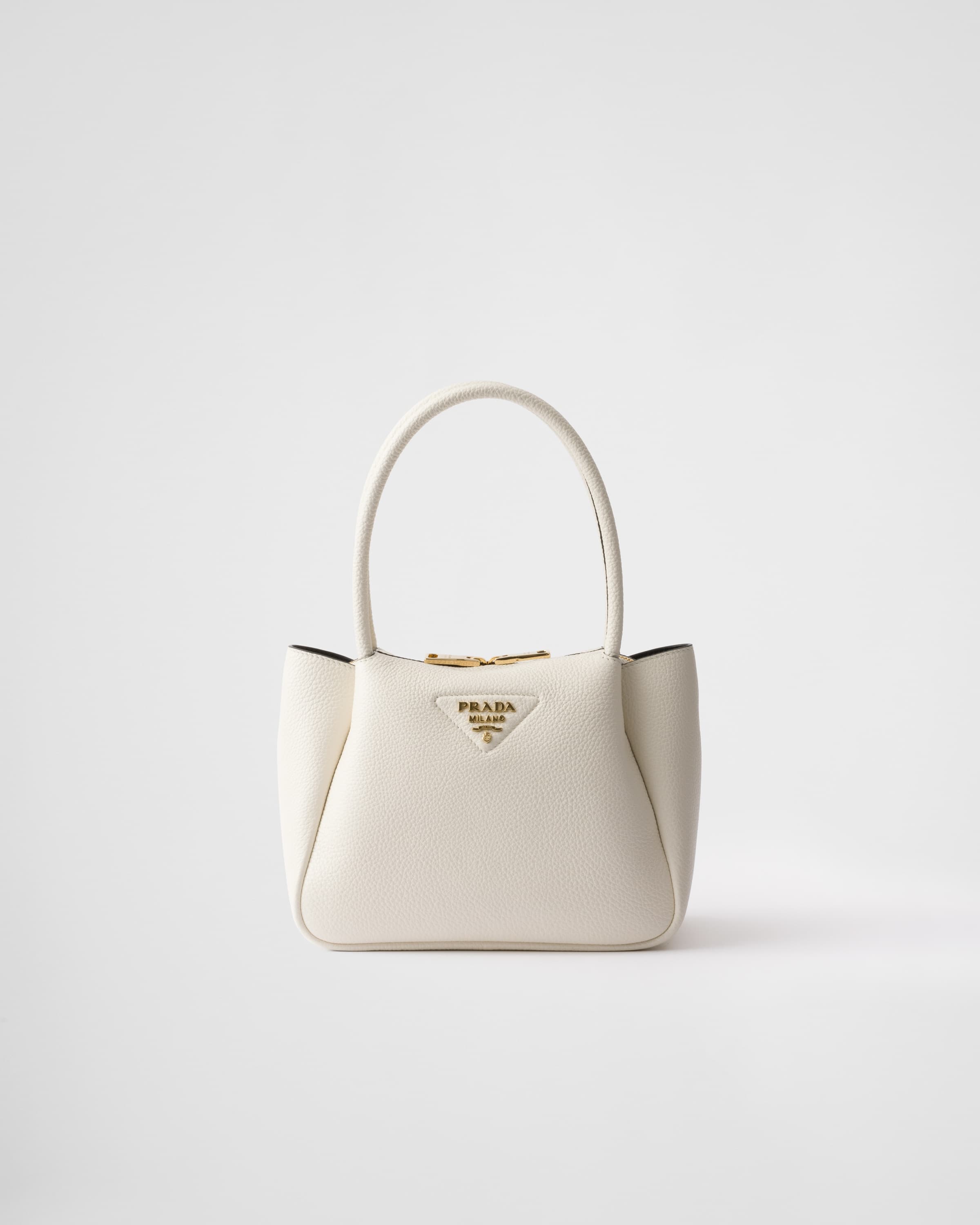 Small leather bag — White — 1BC145_2DKV_F02EU_V_7NM