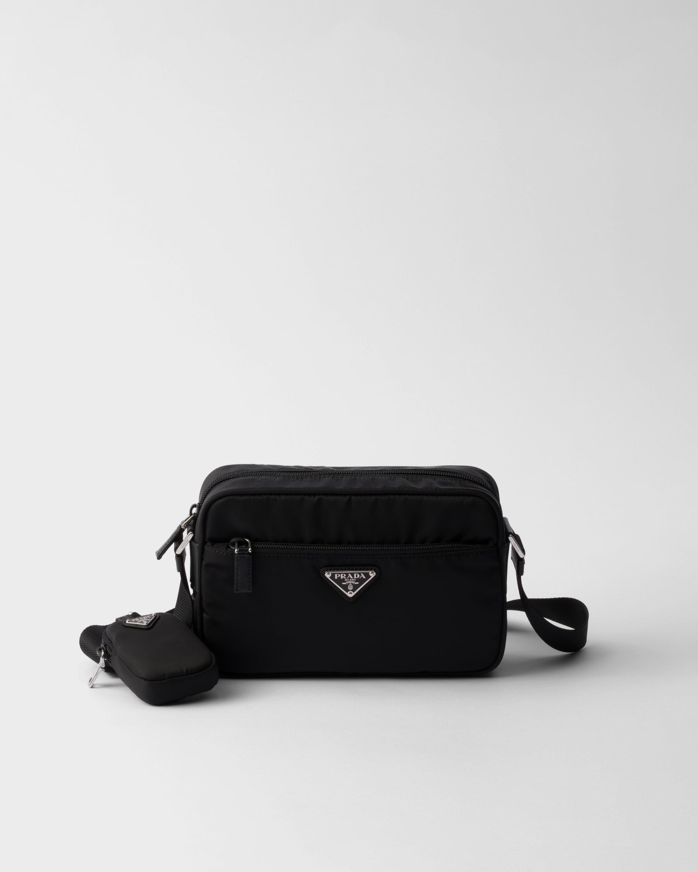 Re-Nylon shoulder bag — Black — 1BC167_RV44_F0002_V_B1M
