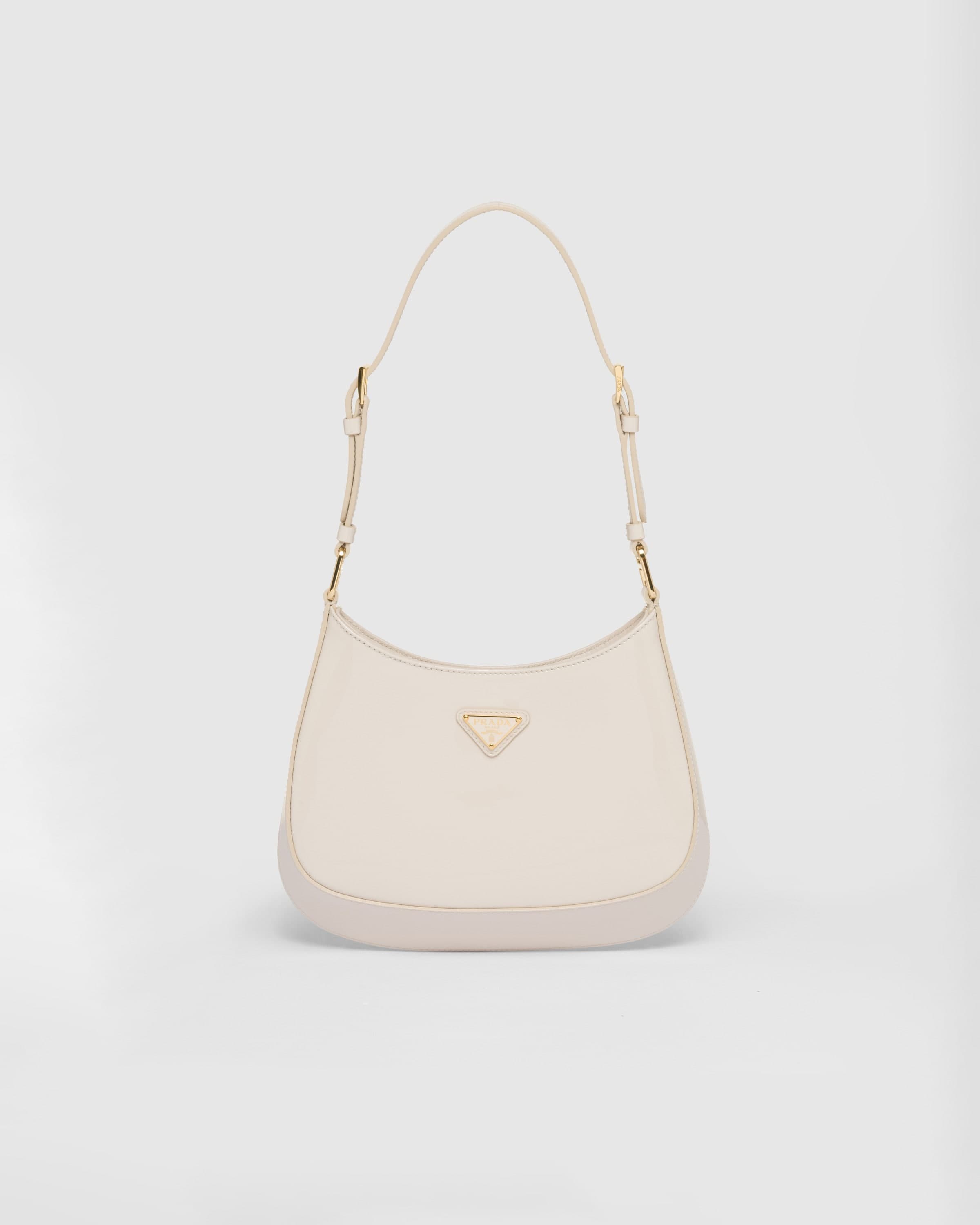 Cleo patent leather bag — Ivory — 1BC169_069_F0304_V_HOO