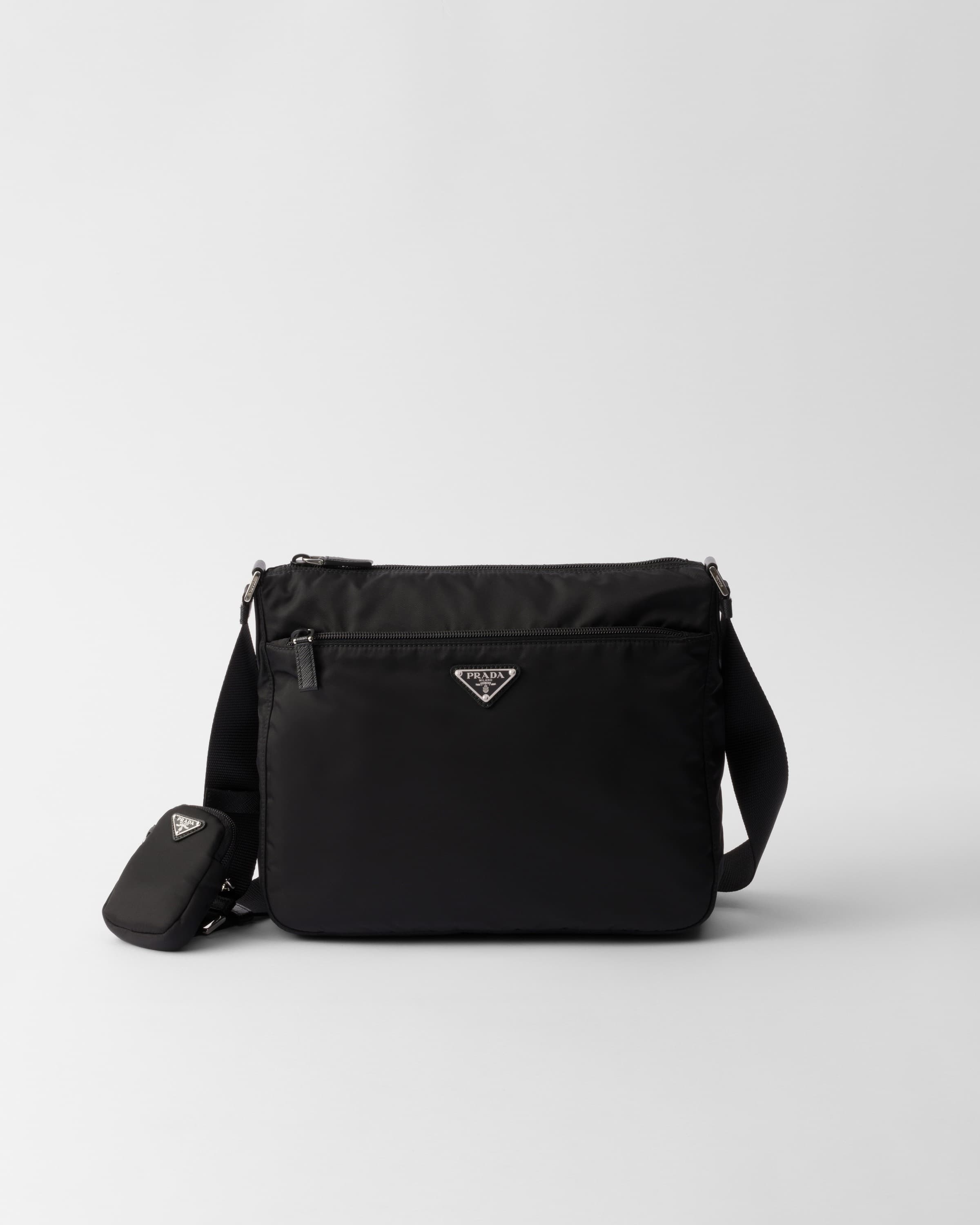 Re-Nylon bag — Black — 1BC421_RV44_F0002_V_D1M