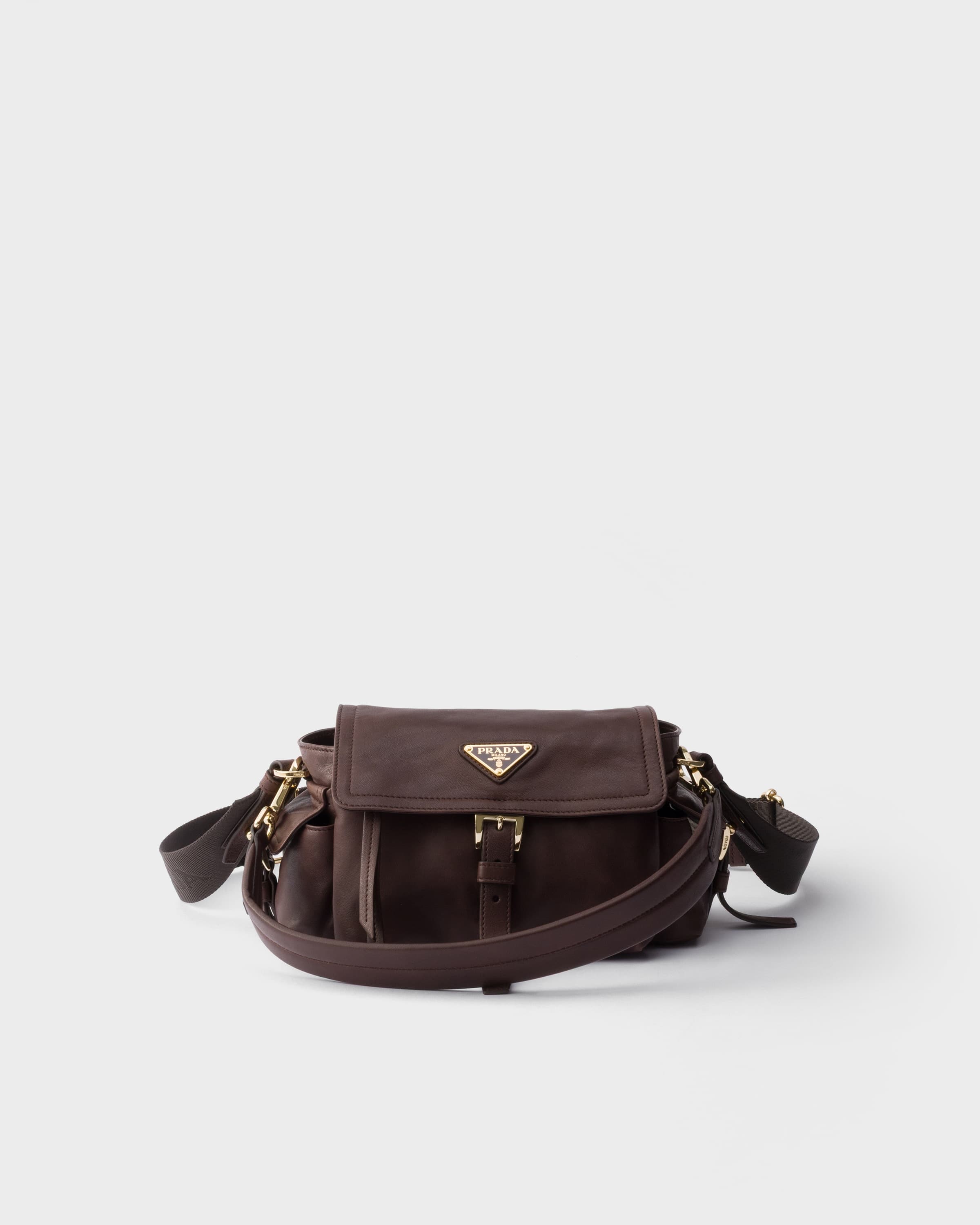 Explore nappa leather mini-bag — Sienna — 1BD413_2DX8_F0038_V_NOO