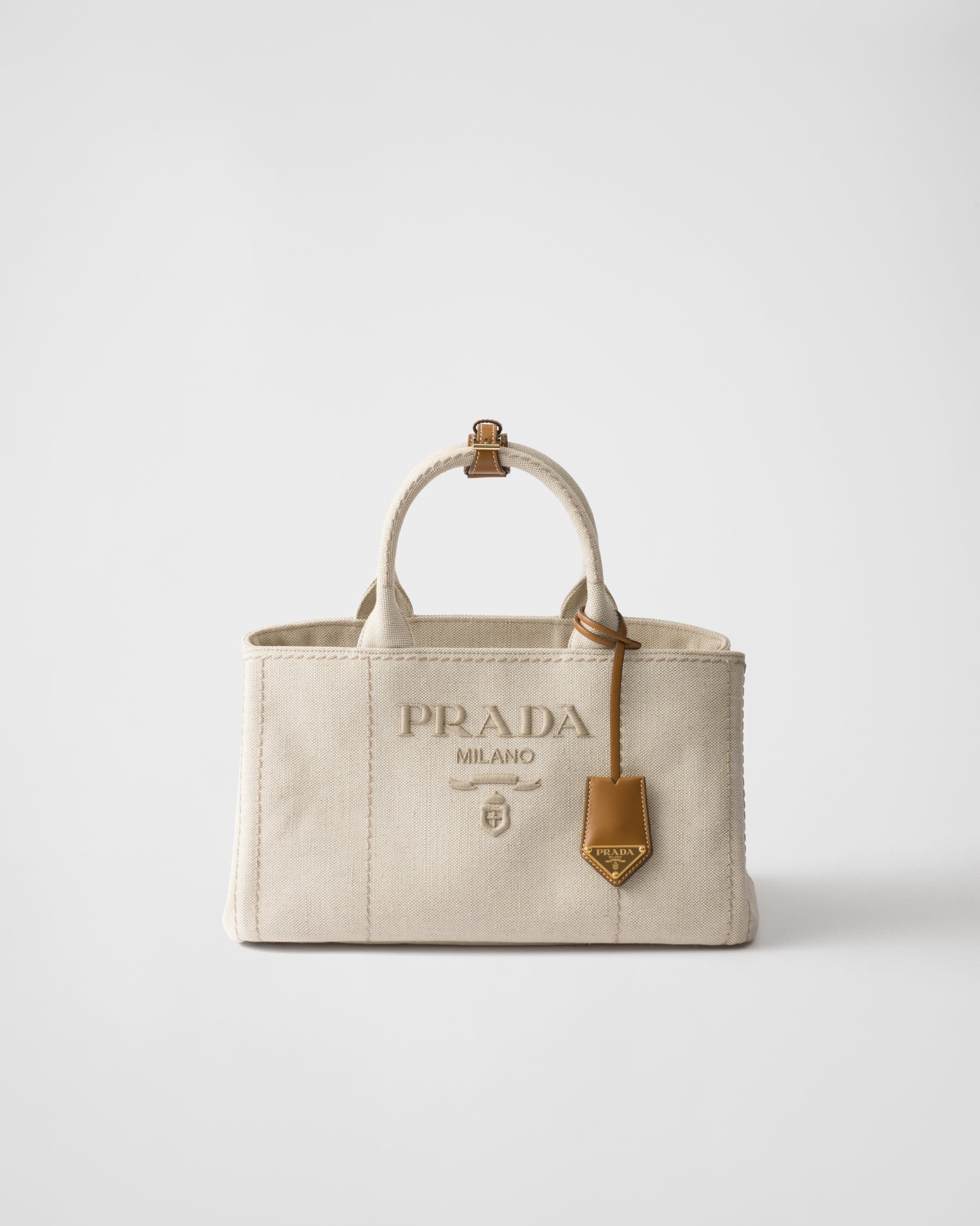 Jardinière large linen blend handbag — Natural — 1BG554_2CX9_F0018_V_8OM