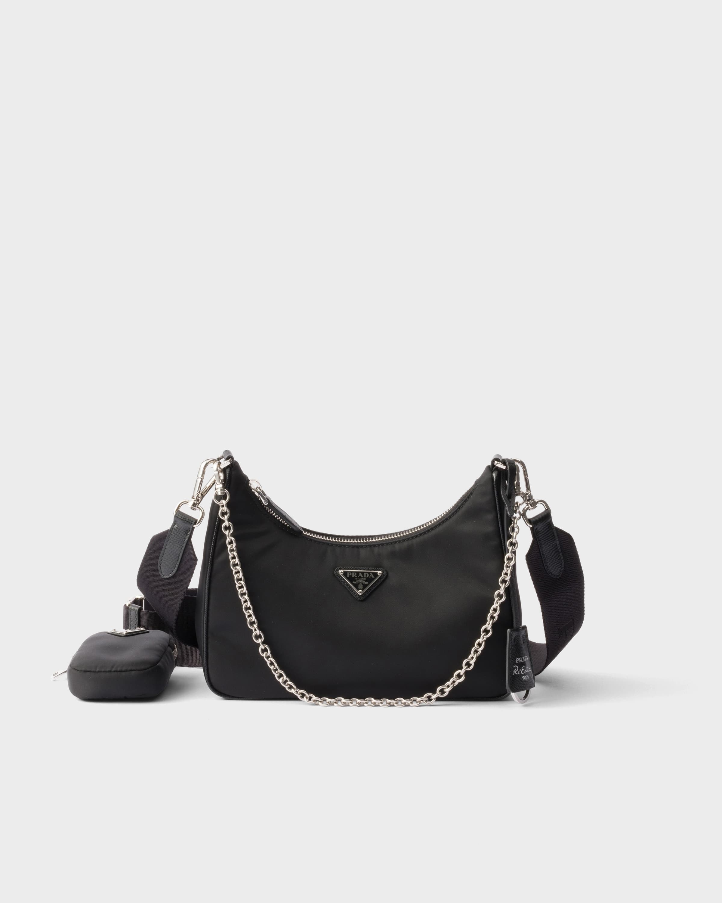 Re-Edition 2005 Re-Nylon bag — Black — 1BH204_R064_F0002_V_V9L