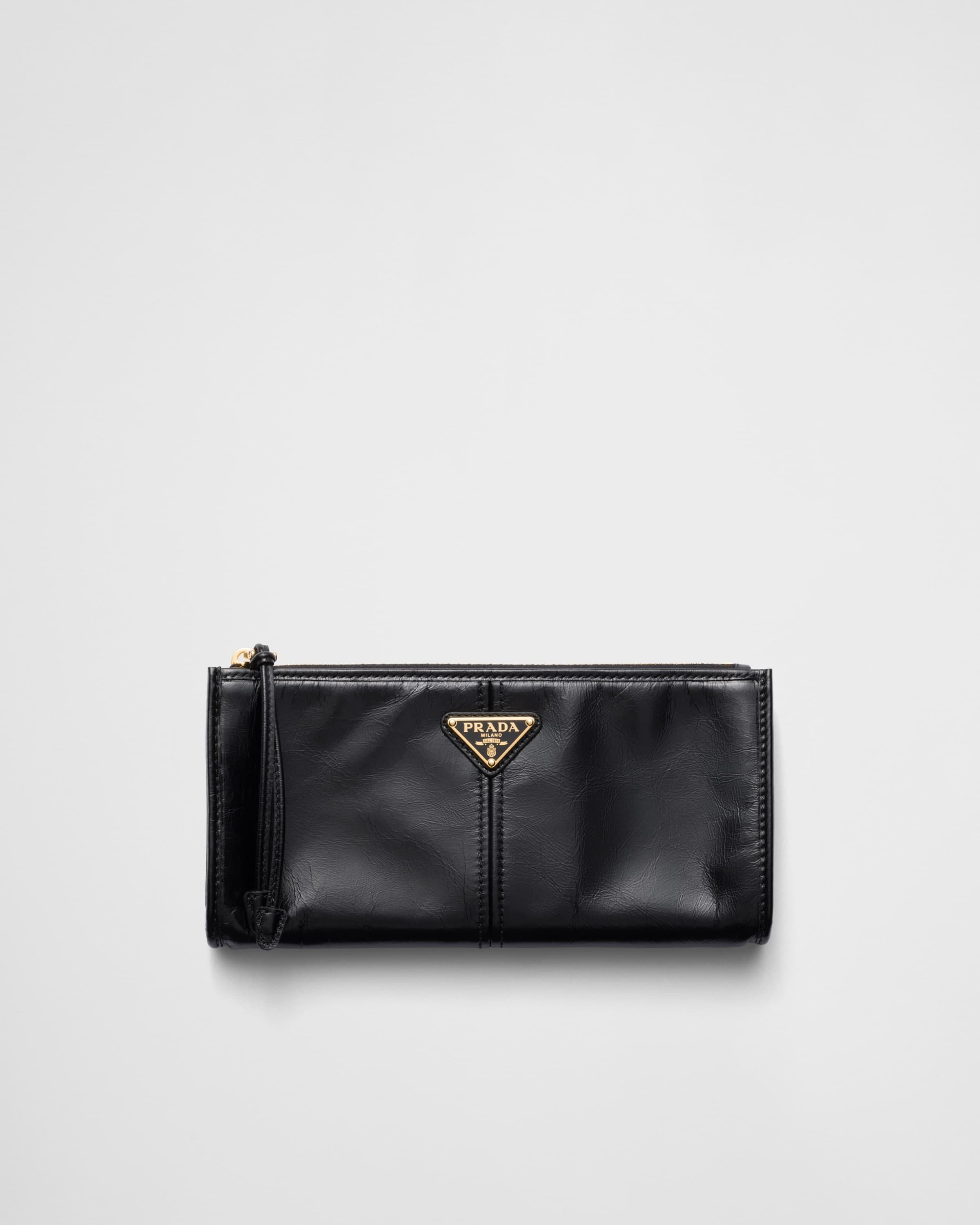 Leather pouch — Black — 1MB051_2CYR_F0002