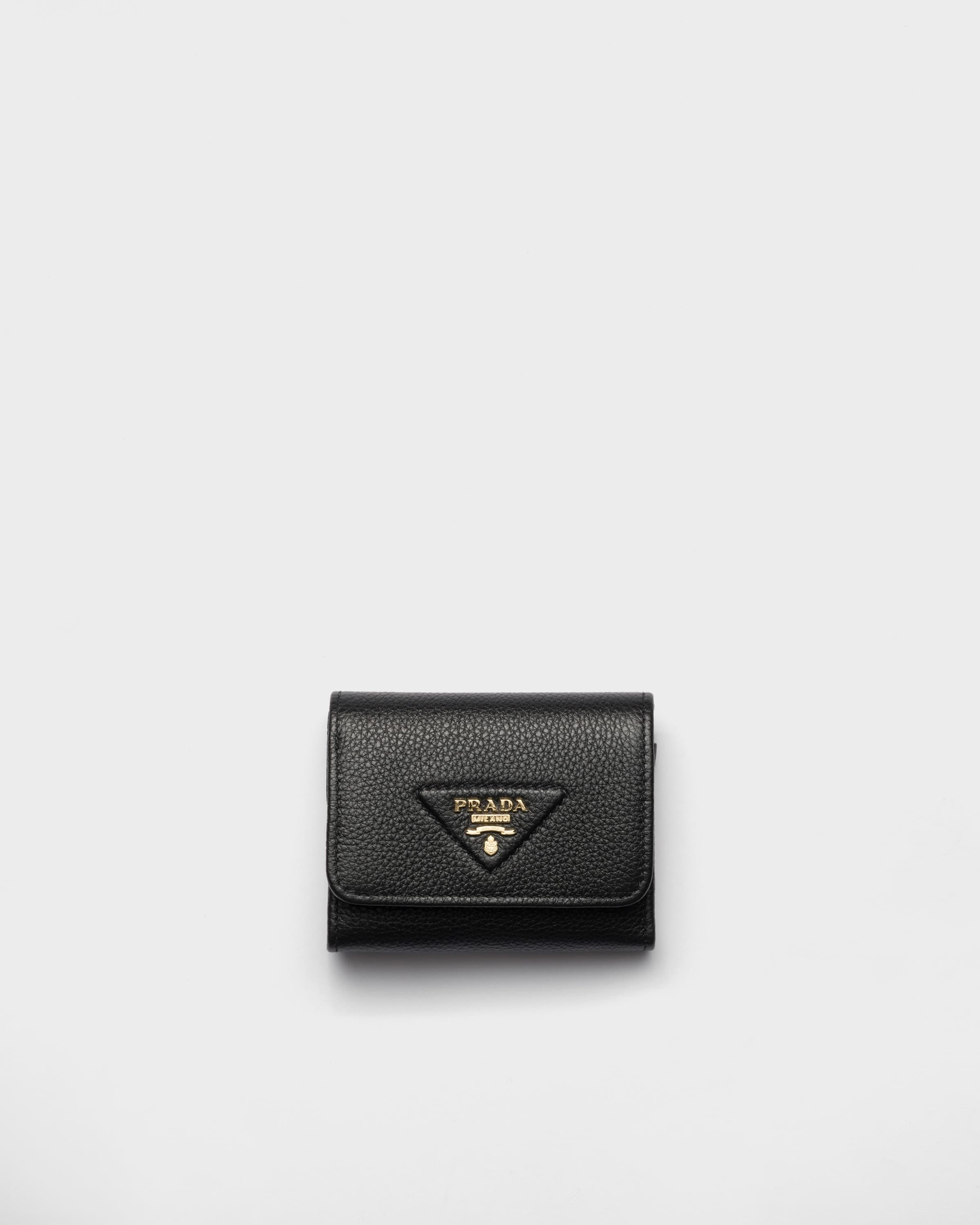 Small leather wallet — Black — 1MH043_2BBE_F0632