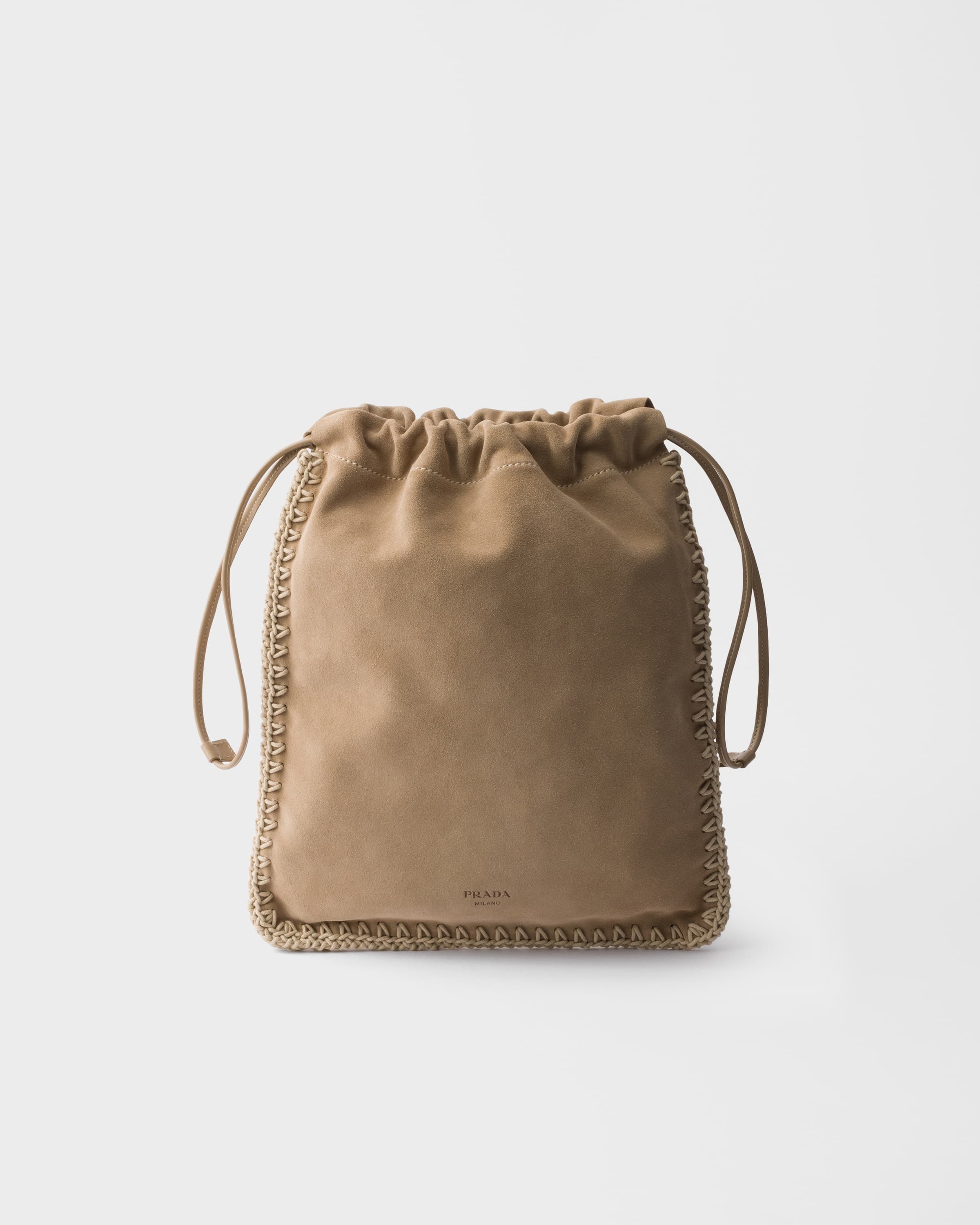 Wish suede pouch — Desert Beige — 1NK063_2FP1_F0F24