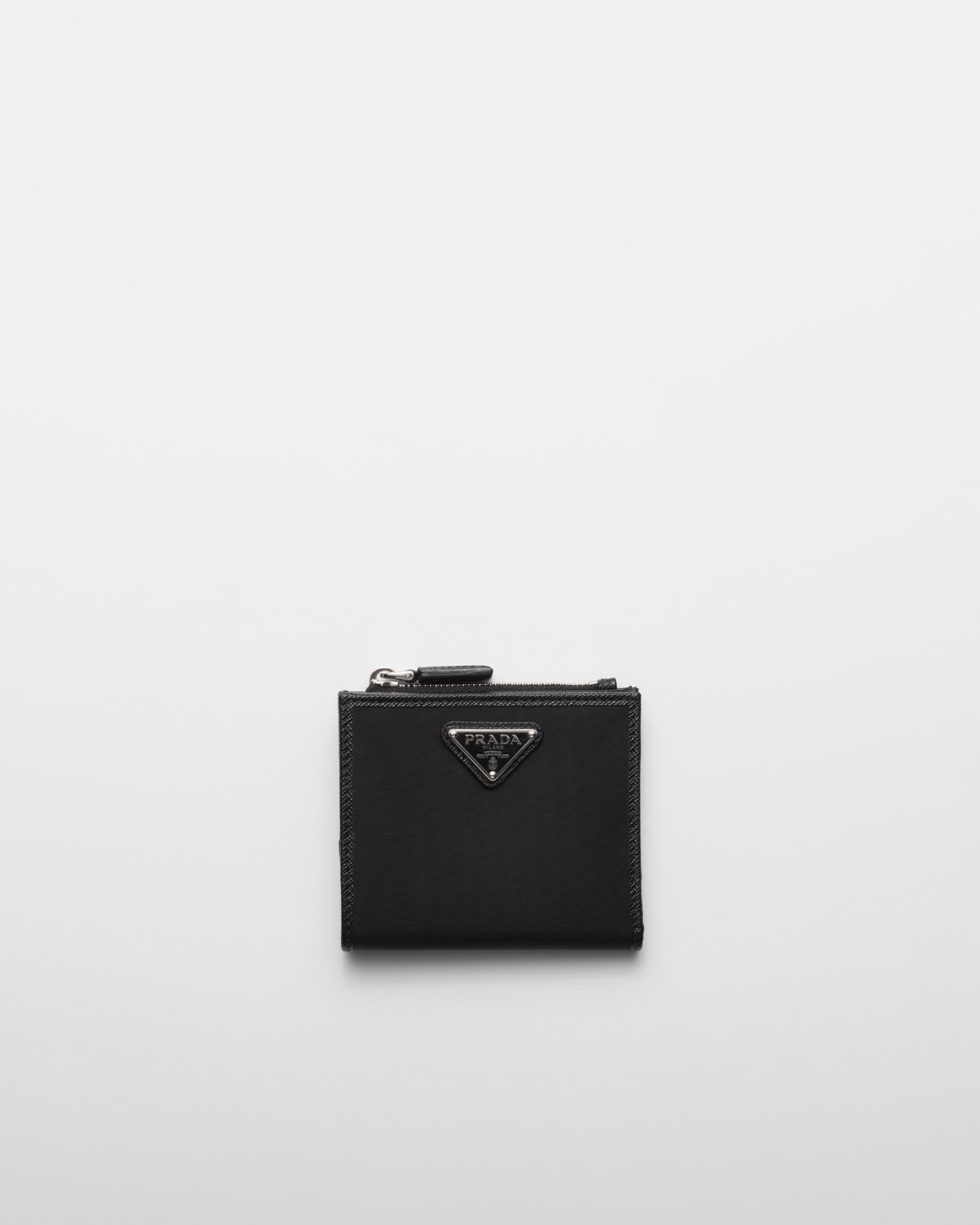 Small Re-Nylon wallet — Black — 2ML049_2DMH_F0002
