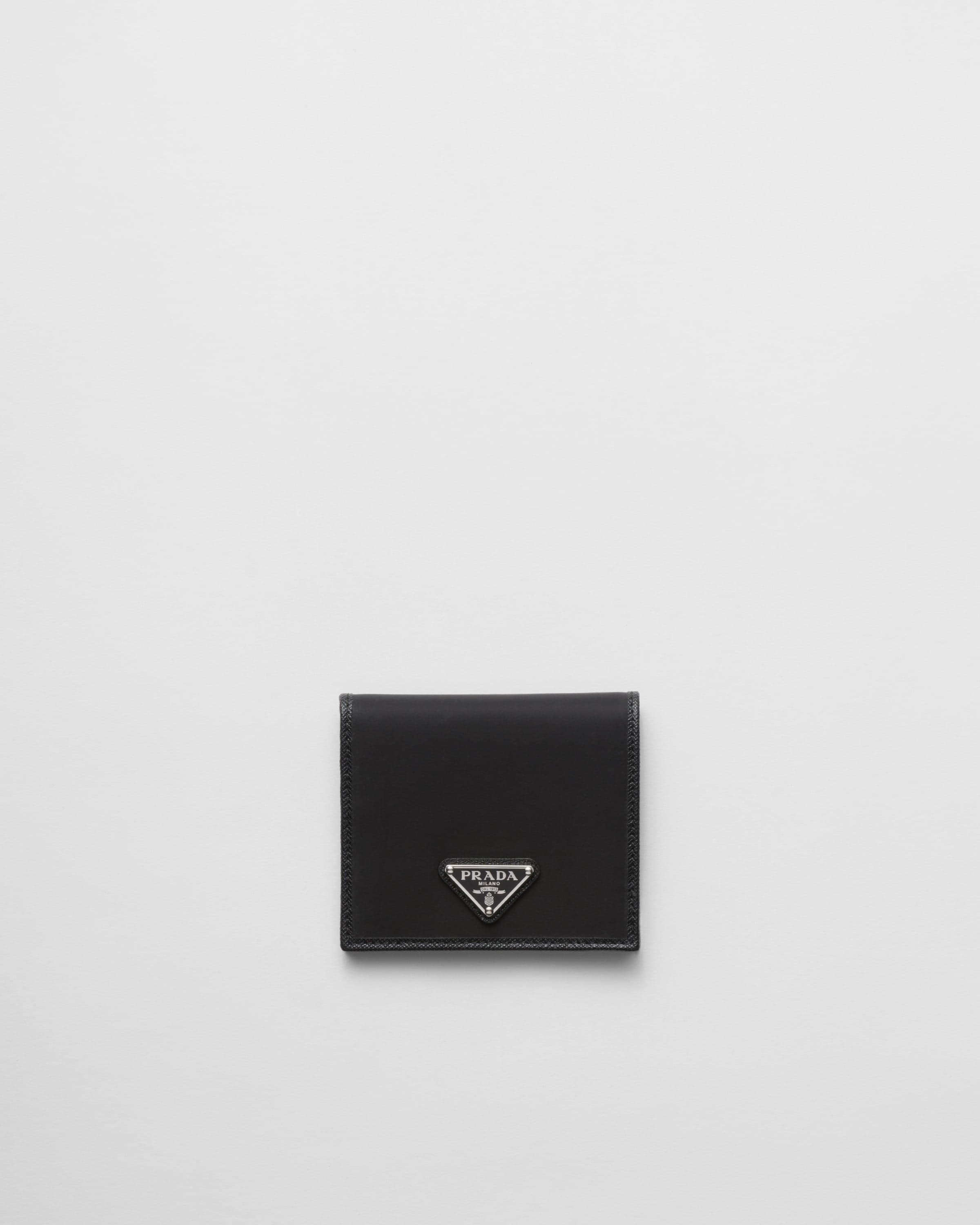 Re-Nylon wallet — Black — 2MO004_2DMH_F0002